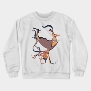 Girl dancing underwater Crewneck Sweatshirt